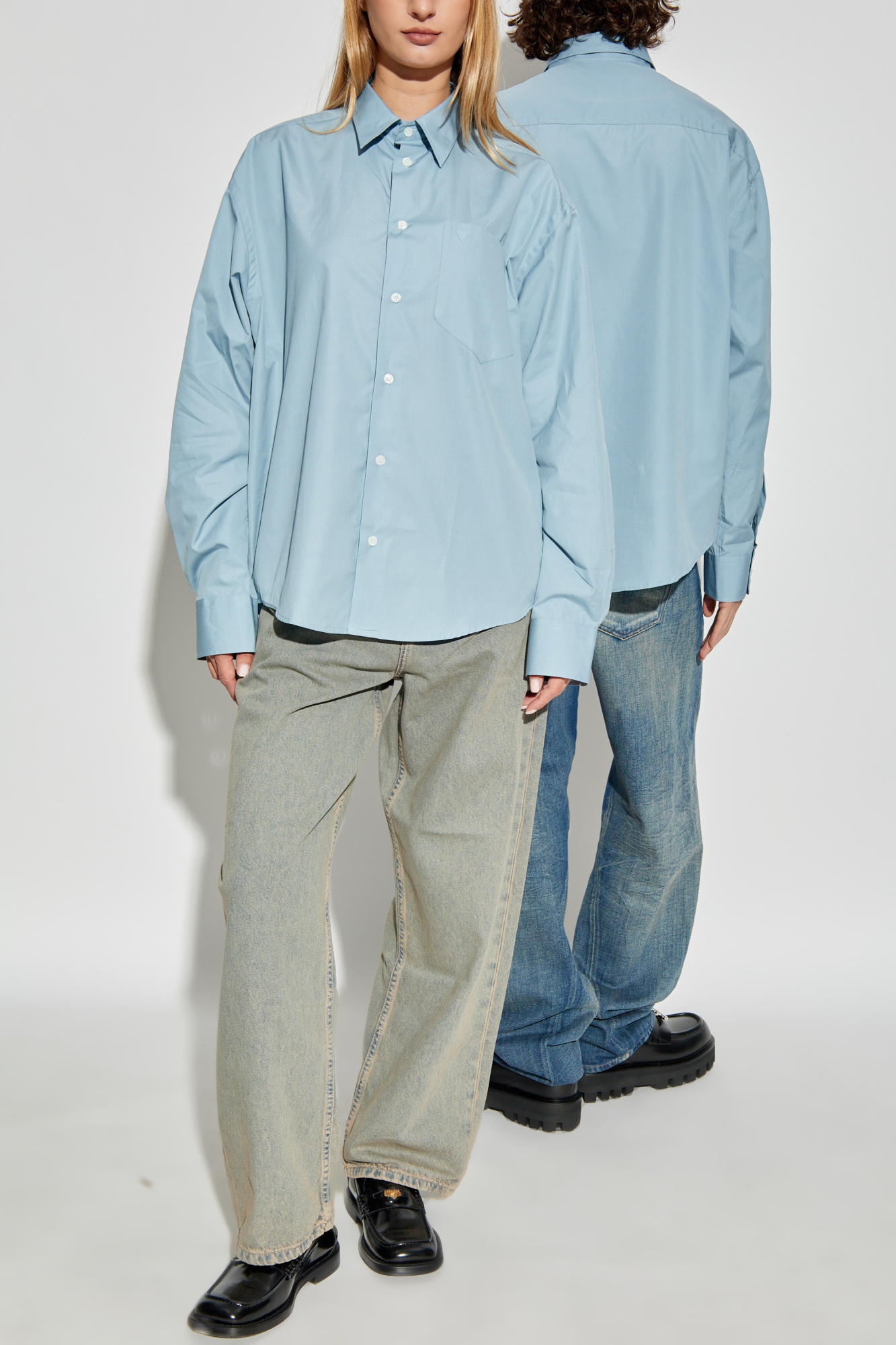 Ami Alexandre Mattiussi Shirt with logo | Men's Clothing